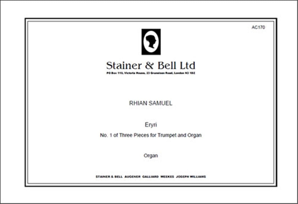 Eryri (No 1 Of Three Pieces For Trumpet & Organ)